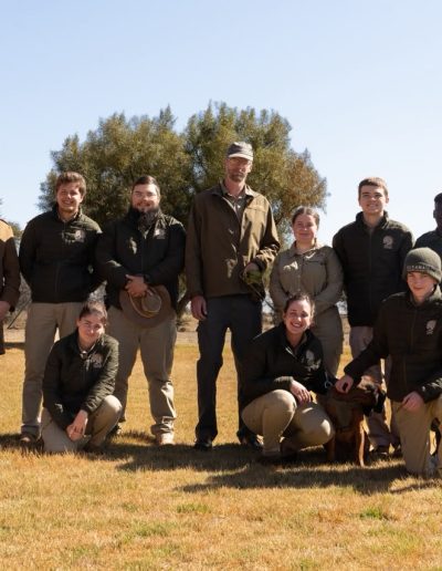 Kukama Wildlife College field guide students in the Northern Cape