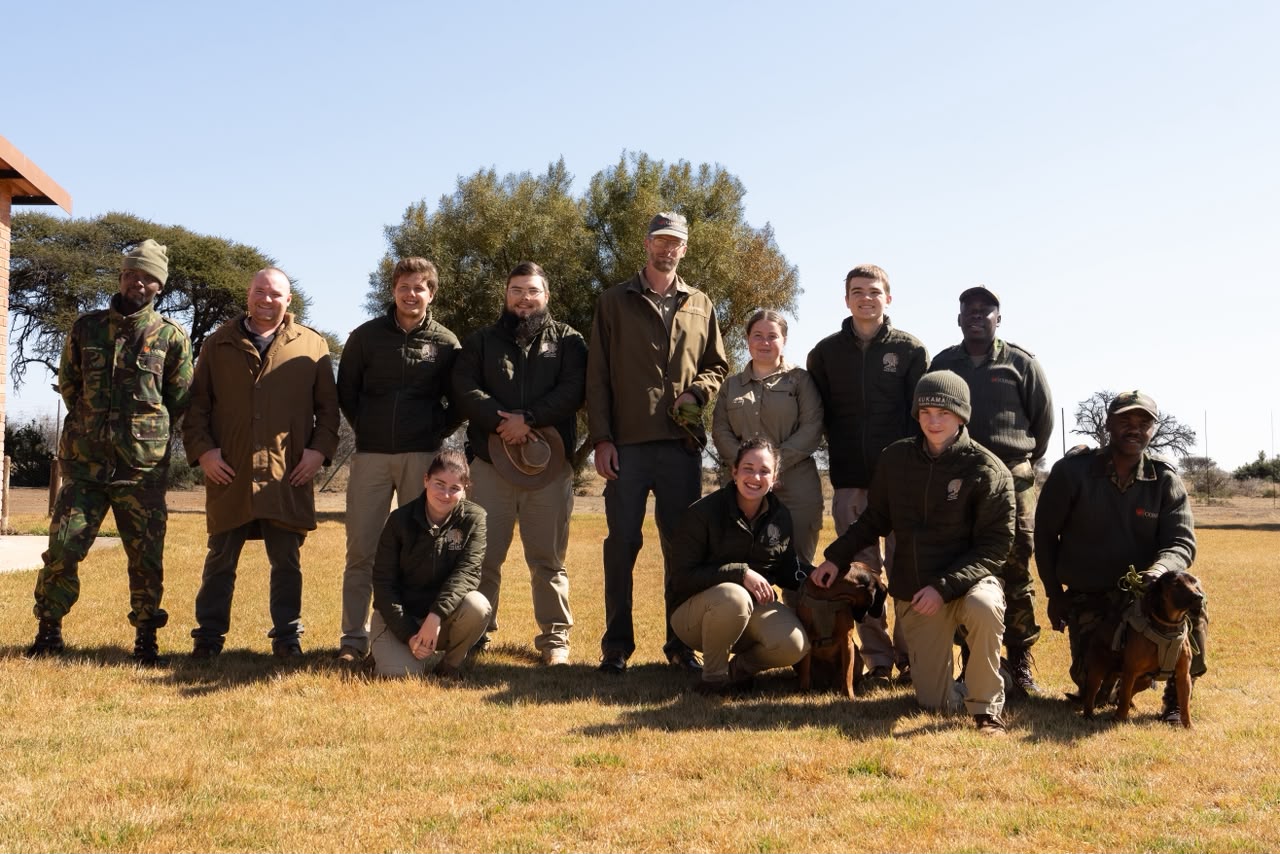 Kukama Wildlife College field guide students in the Northern Cape