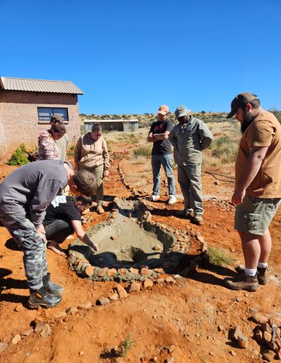 Kukama Wildlife College field guide students in the Northern Cape
